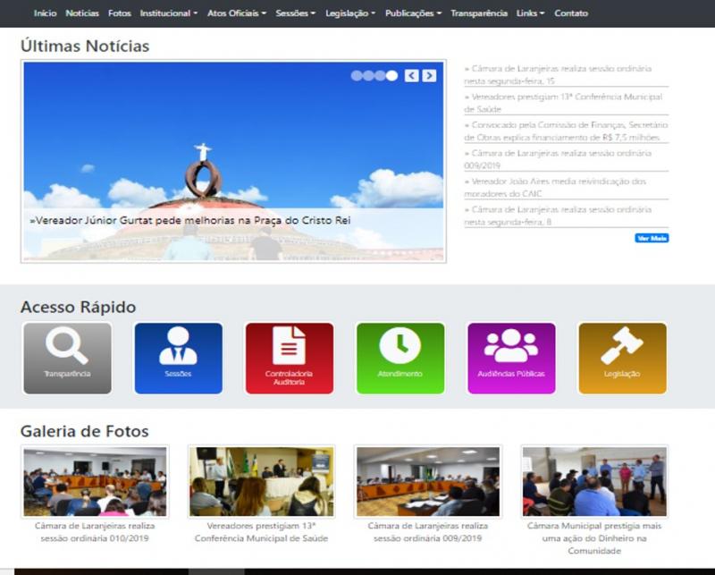 Nova versão do Portal da Câmara apresenta maior qualidade na navegação e transparência